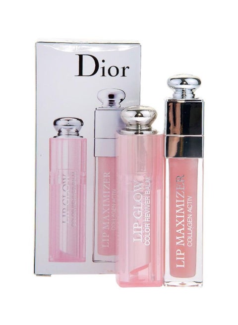 Lip Gloss And Maximizer Set Pink