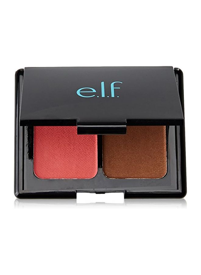 إلف أحمر خدود وبودرة تسمير زهري/بني - Image 2