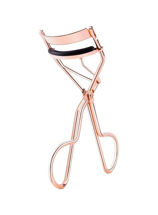 أداة ثني الرموش المحمولة مع حشية بديلة من السيليكون وردي/أسود - Image 1