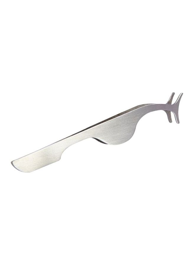 False Eyelashes Clip Tweezer Silver - Image 1