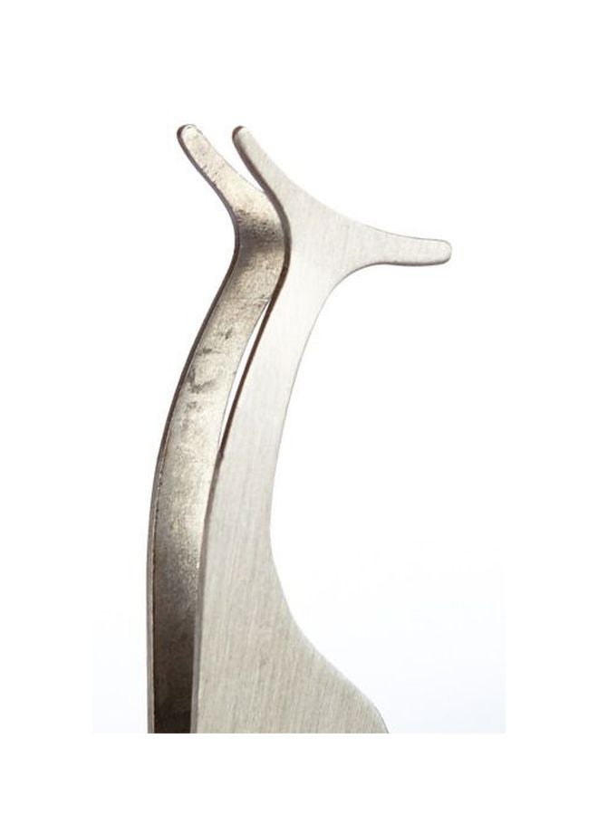 False Eyelashes Clip Tweezer Silver - Image 3