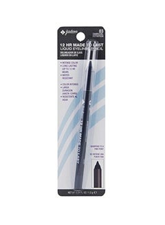 Jordana Cosmetics 12H Liquid Eyeliner Pencil Charcoal  - Image 2