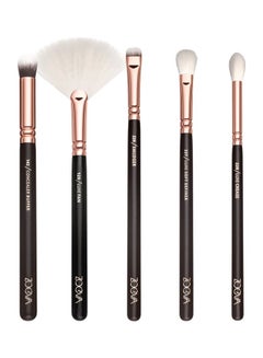 Zoeva 21-Piece Professional MakeUp Brush And Eyelash Set Brown/Black  - Image 3