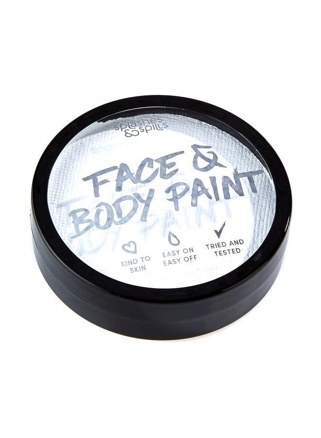Water Activated Face And Body Paint White
