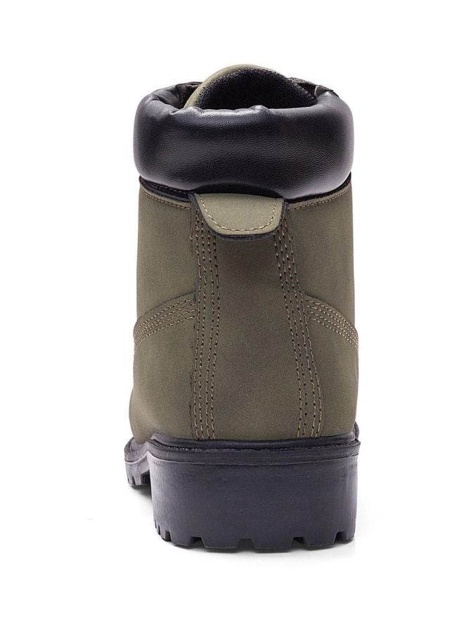 Generic - Lace Up Ankle Boots Green - Image 1