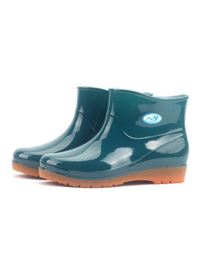 Slip-On Ankle Boots Green - Image 2