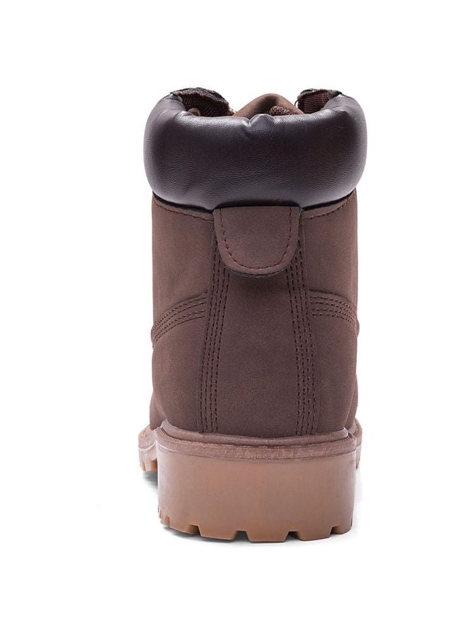Lace Up Martin Boots Brown  - Image 4