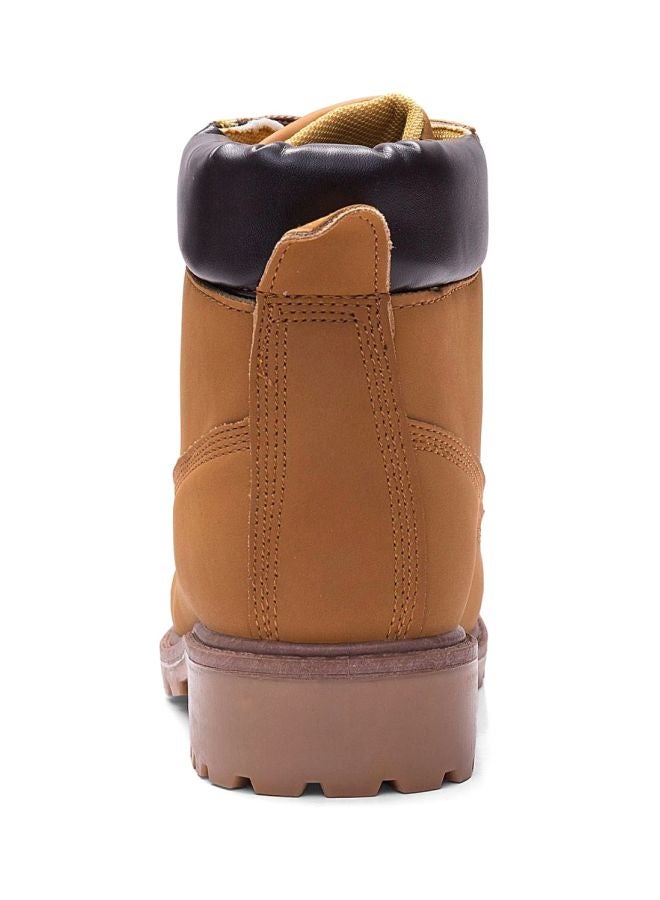Generic - Lace Up Ankle Boots Brown - Image 1