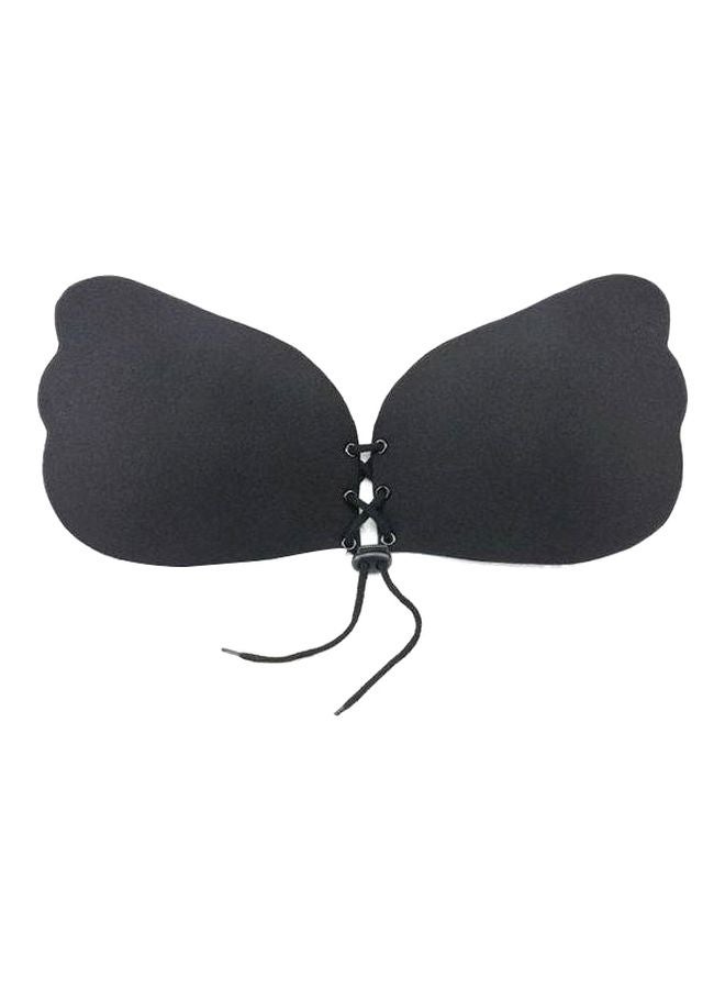 Silicone Stick-On Bra Black  - Image 1