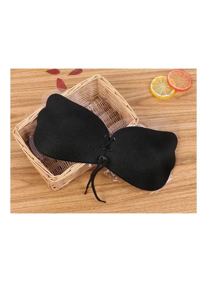 Silicone Stick-On Bra Black  - Image 3