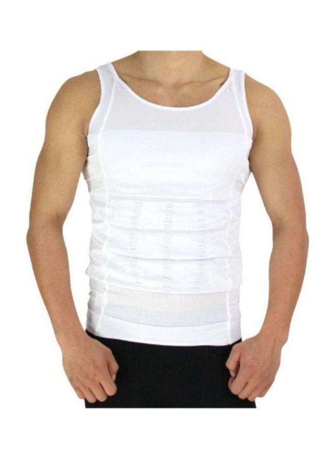 Slim& Lift Body Shaper Vest White - Image 1