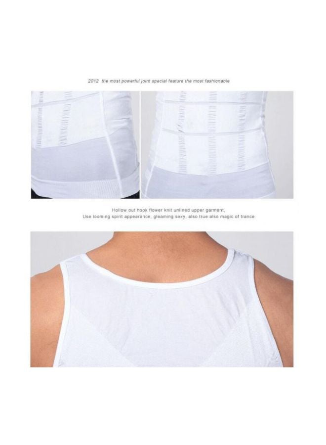 Slimming Body Shaper Vest White - Image 3