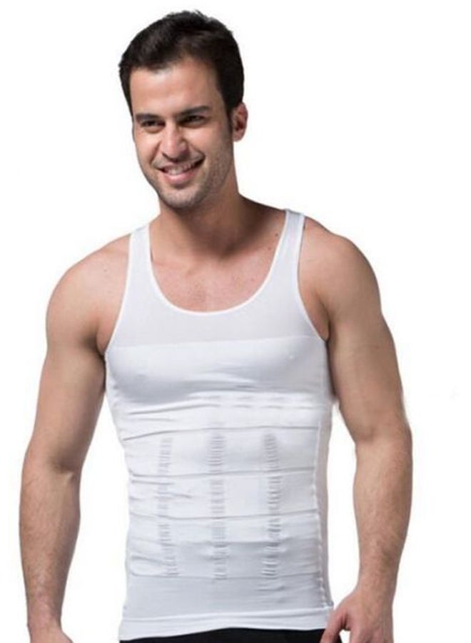 Slimming Body Shaper Vest White - Image 4