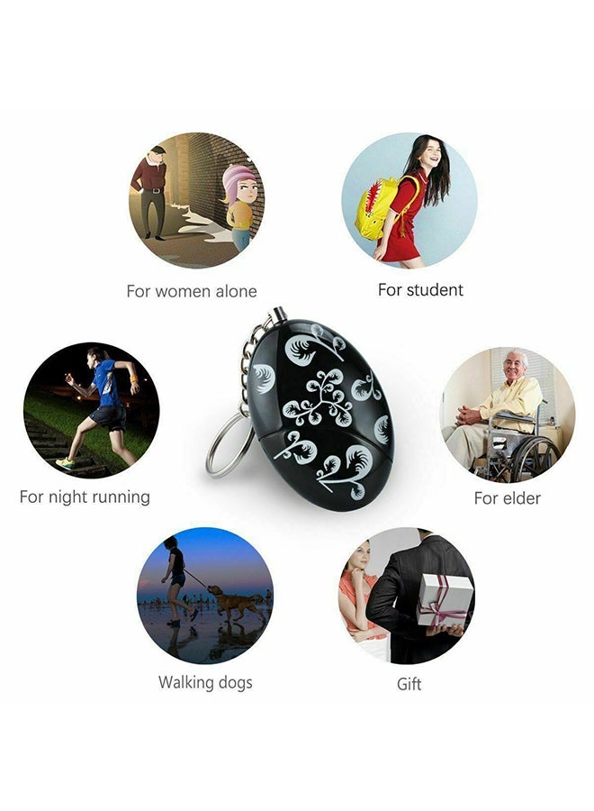 Generic - Anti-Rape Alarm Keychain Black - Image 1