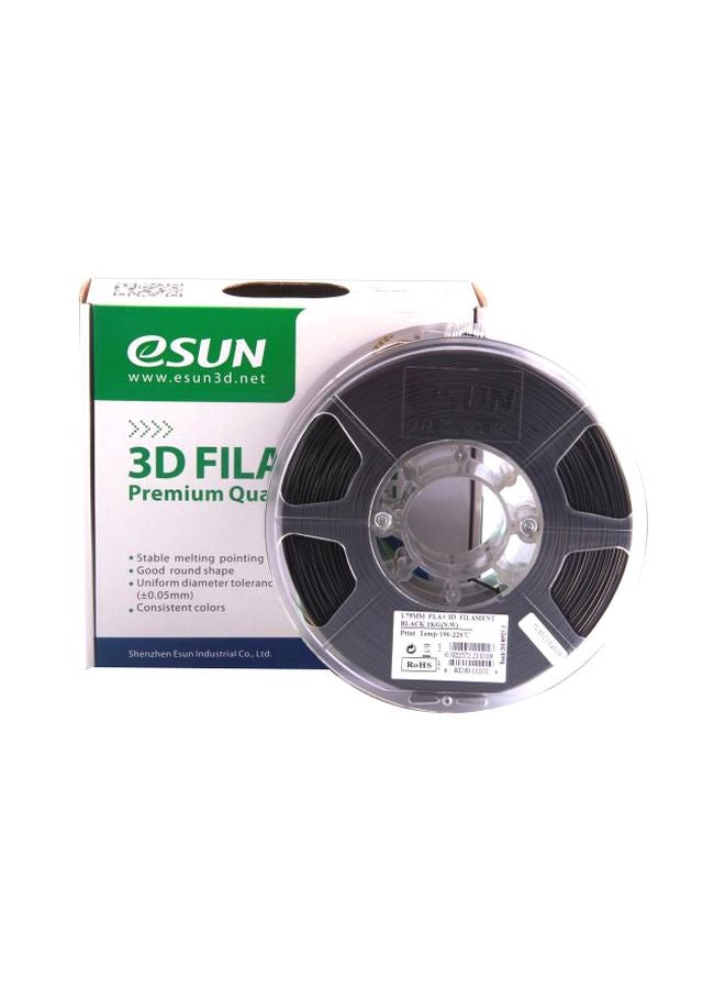 eSUN 3D PLA Printer Filament Black 