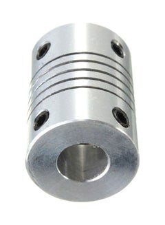 Stepper Motor Flexible Coupling For 3D Printer Silver