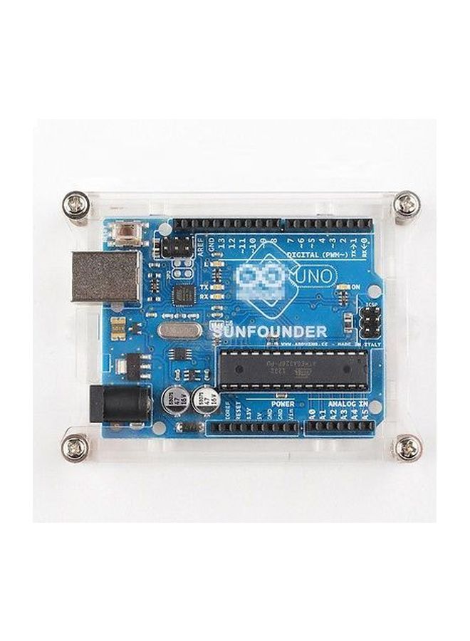 Generic - Acrylic Case For Arduino UNO R3 Clear - Image 1