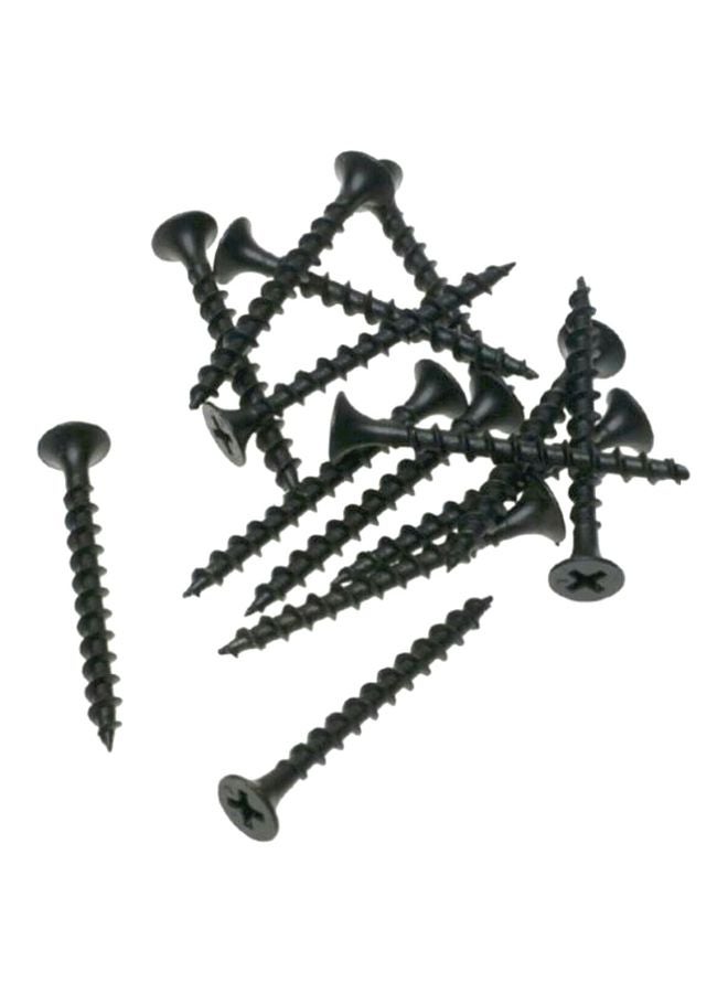 طقم براغي فولاذية مكون من 20 قطعة أسود