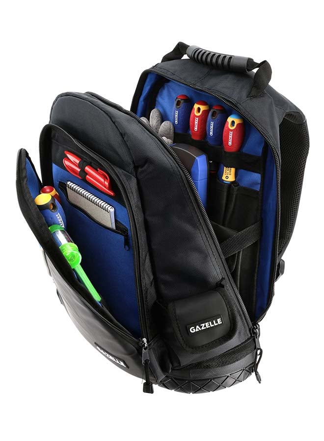 Gazelle Waterproof Rucksack Blue/Black 16inch  - Image 4