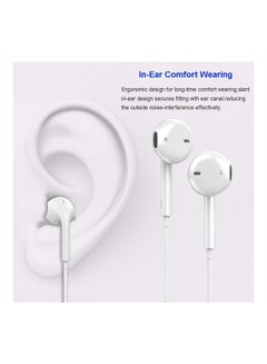 Samajuf Bluetooth Earbud For Apple iPhone Xs/XR/XS Max/7/7 Plus/8/8Plus/X White  - Image 3