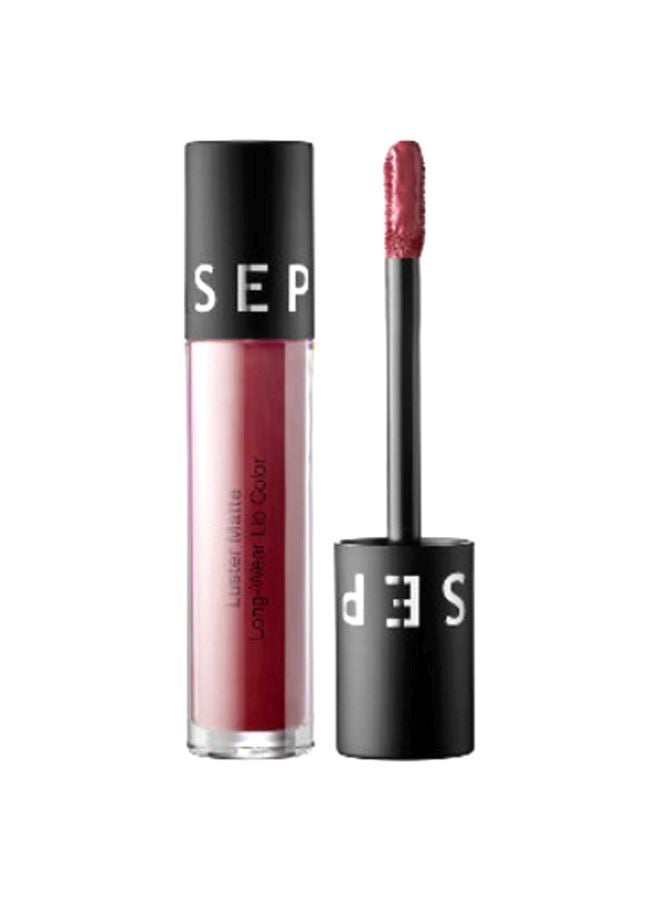 Luster Matte Long-Wear Lip Color Deep Plum