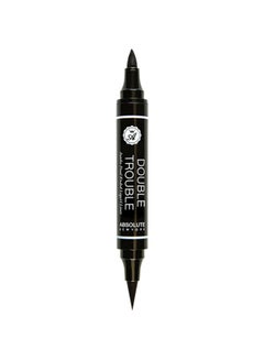 Absolute New York Double Trouble Liquid Eye Liner Black 