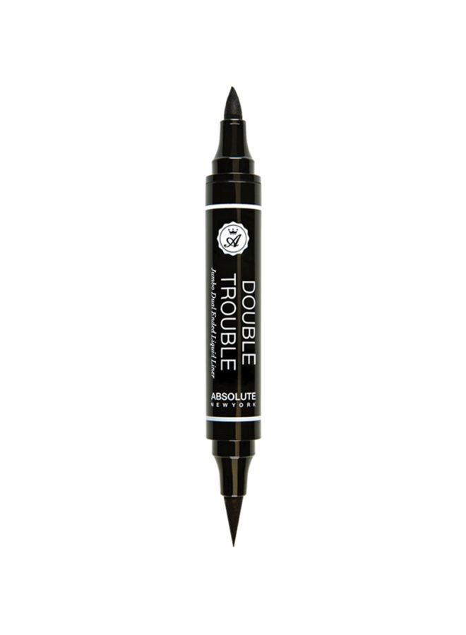 Absolute New York Double Trouble Liquid Eye Liner Black 