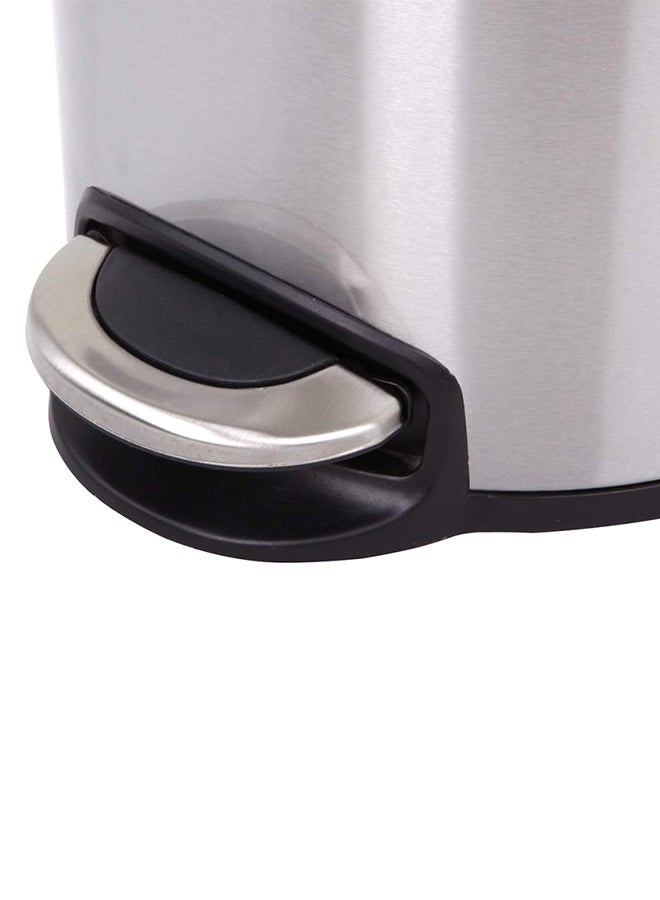 EKO Serene Stainless Steel Waste Bin With Lid Silver 5Liters  - Image 4