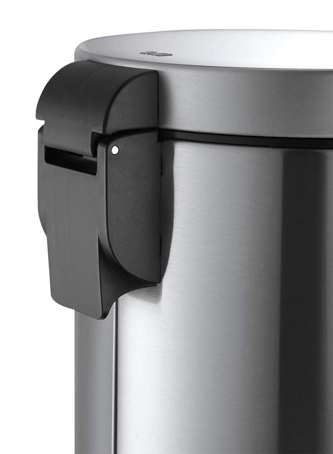 EKO Serene Stainless Steel Waste Bin With Lid Silver 5Liters  - Image 3
