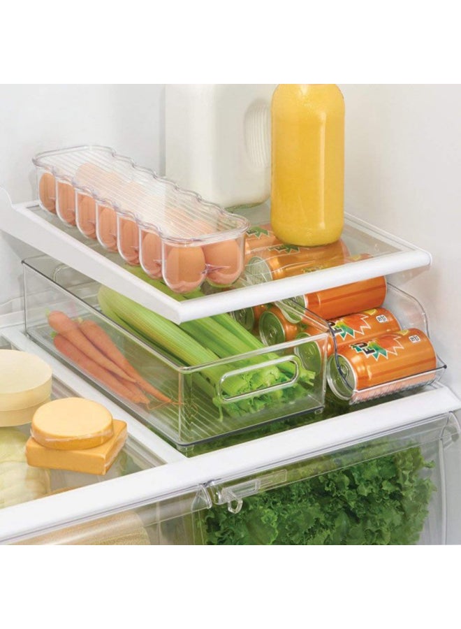 InterDesign - Refrigerator And Freezer Storage Organizer Bins Clear - Image 1