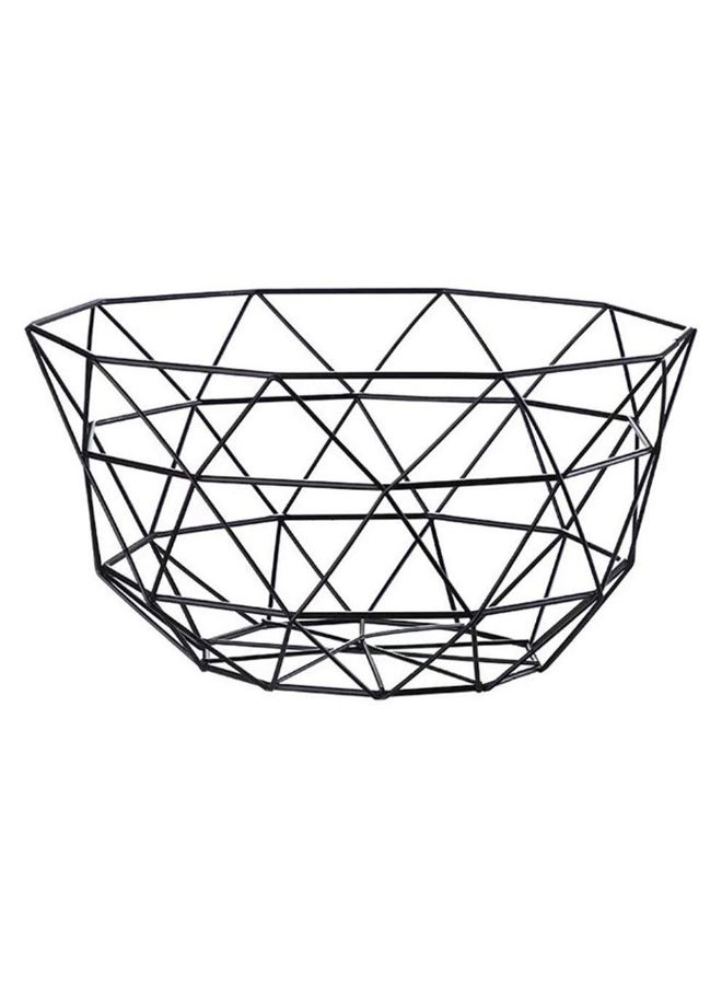 AIWANTO Countertop Fruit Decorative Storage Basket Black  - Image 1