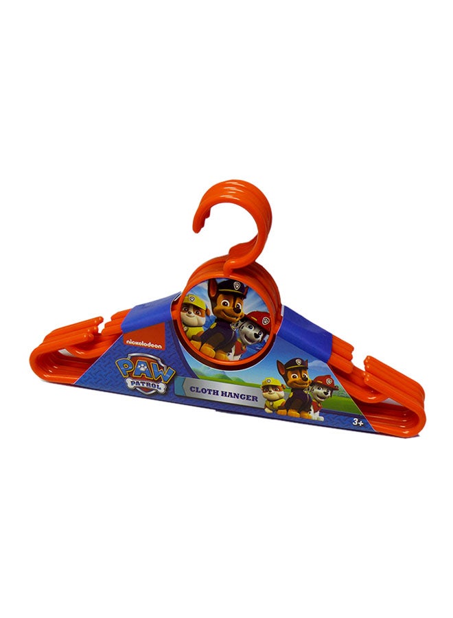 nickelodeon 6-Piece Paw Patrol Cloth Hanger Set Orange 33x4x18.5cm - Image 3
