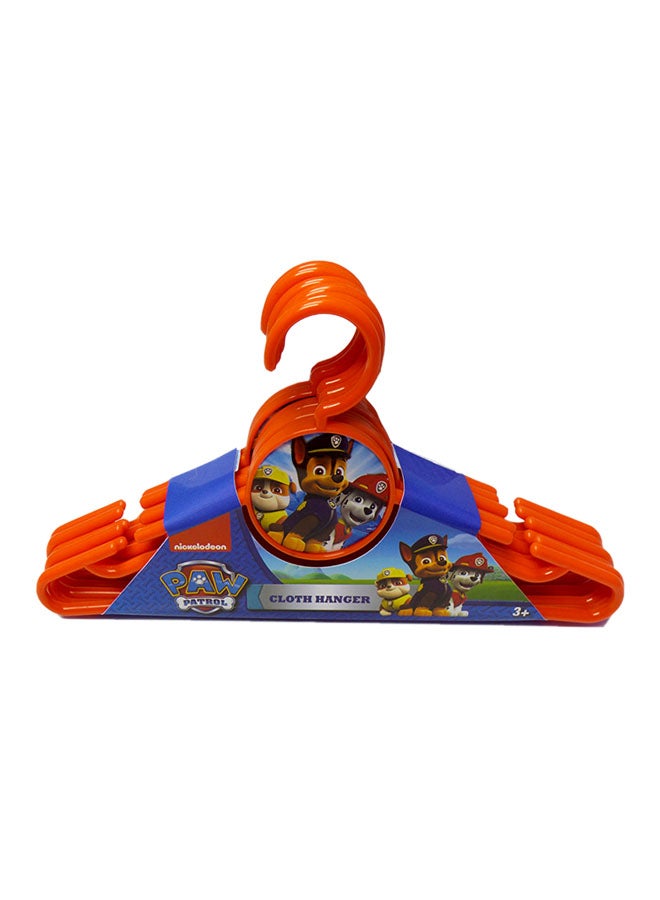 nickelodeon 6-Piece Paw Patrol Cloth Hanger Set Orange 33x4x18.5cm - Image 1