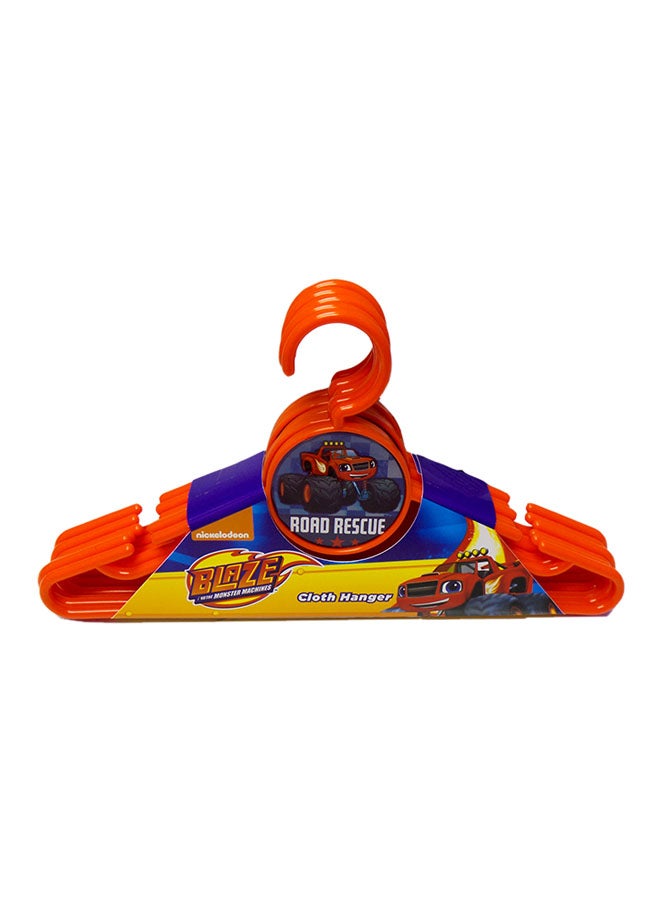 nickelodeon 6-piece Plastic Cloth Hanger Round Red 33x18cm - Image 1