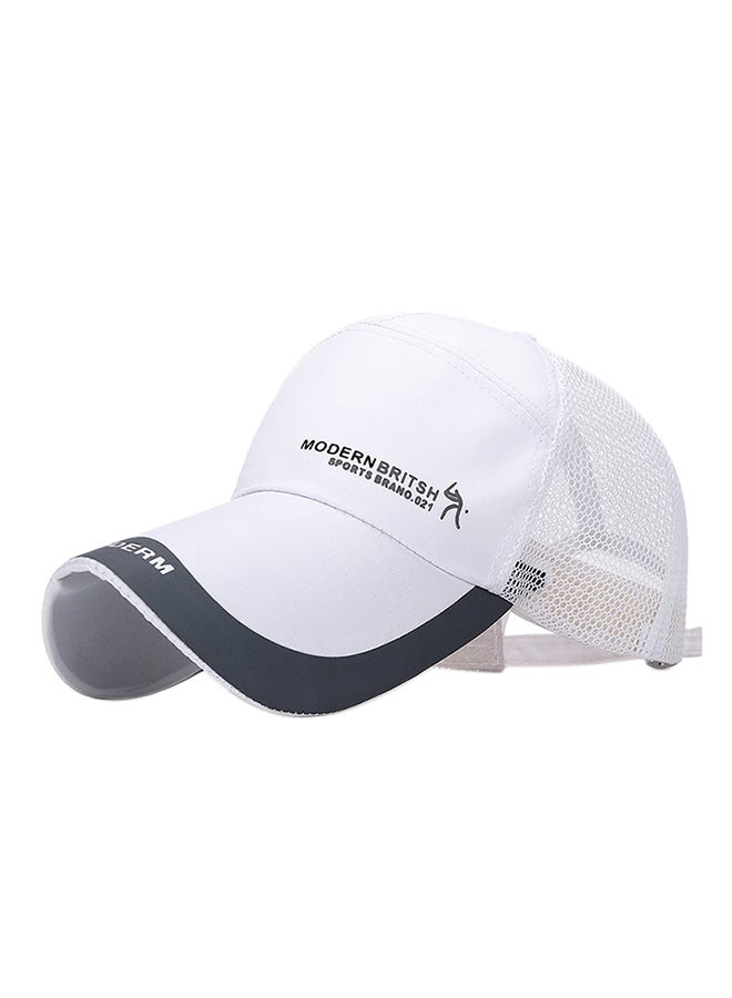 Baseball Snapback Cap White 