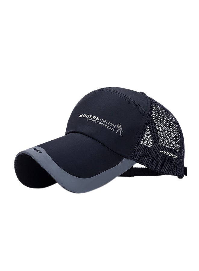 Baseball Snapback Cap Black 