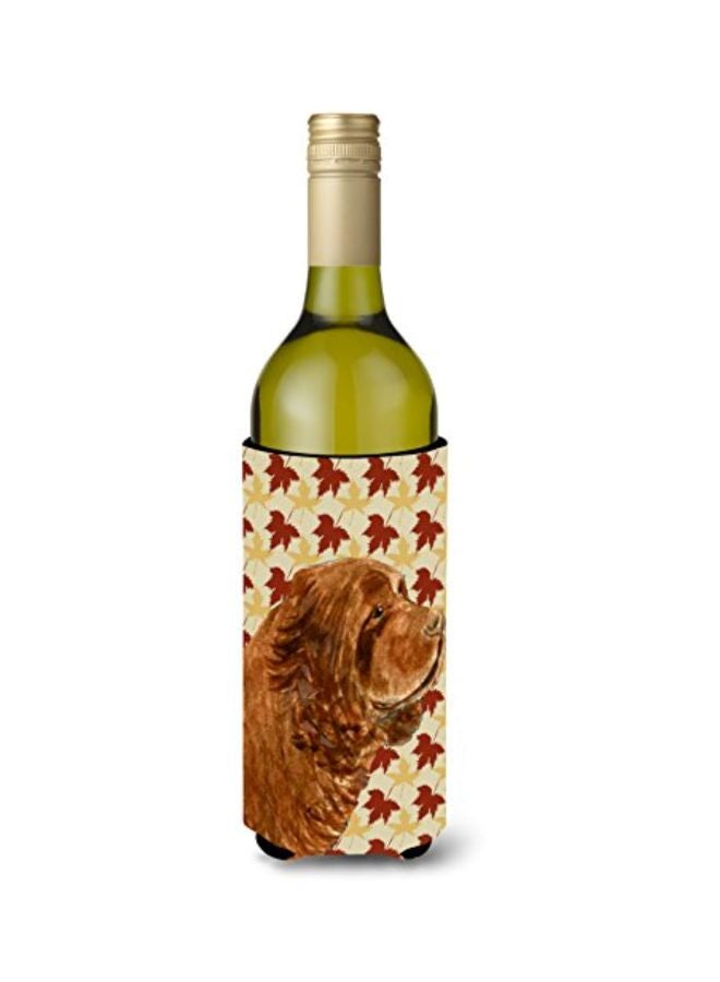 Printed Beverage Bottle Cover Brown/Beige 5.5x0.2x7inch - v1578306868/N33581138A_1