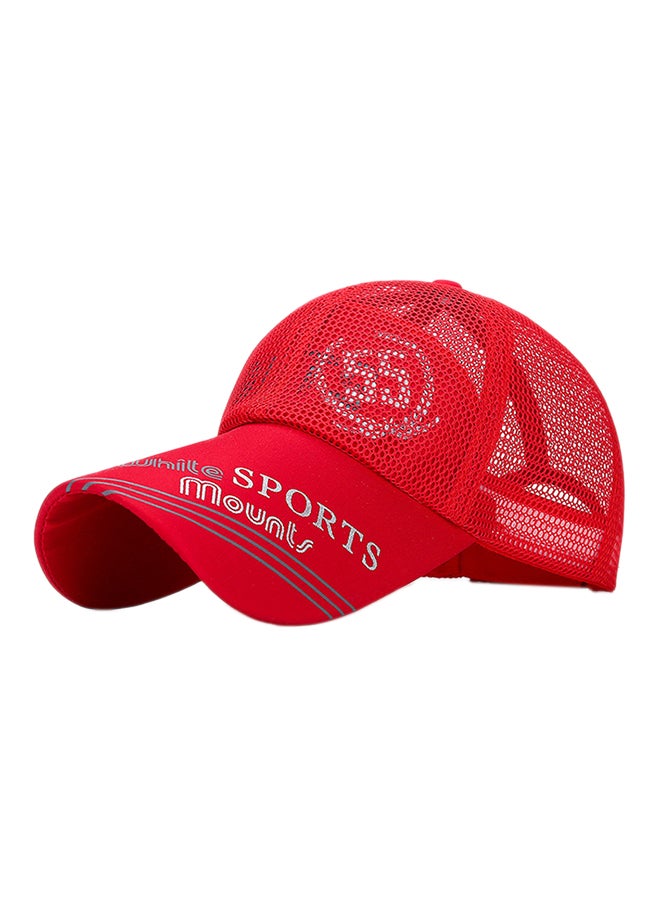 Generic Baseball Snapback Cap Red 