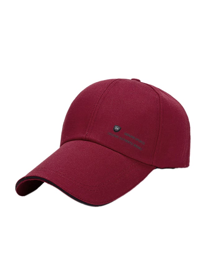Baseball Snapback Cap Red 