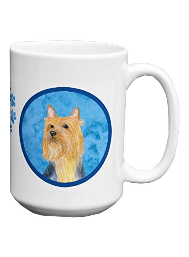 Silky Terrier Printed Coffee Mug Blue/White - v1578307037/N33583220A_1