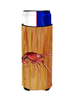 Caroline's Treasures Crawfish Hot And Spicy Printed Beverage Hugger Red ...