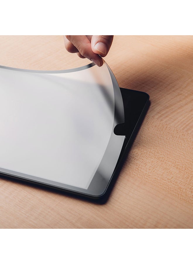 موشي لاصقة حماية للشاشة من الزجاج المقوى لأجهزة أبل آي باد مقاس 10.2 بوصات أسود/شفاف - Image 3