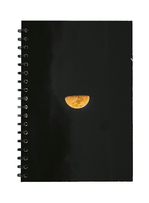 Printed A5 Notebook Black/Yellow