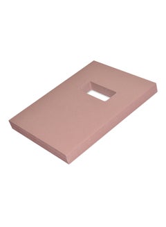 FIS 100-Sheet A4 Embossed Binding Covers With Window Rose  - Image 2
