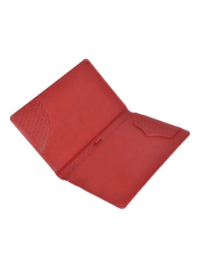 FIS Executive Bill Folder With Magnet Flap Maroon - Image 2