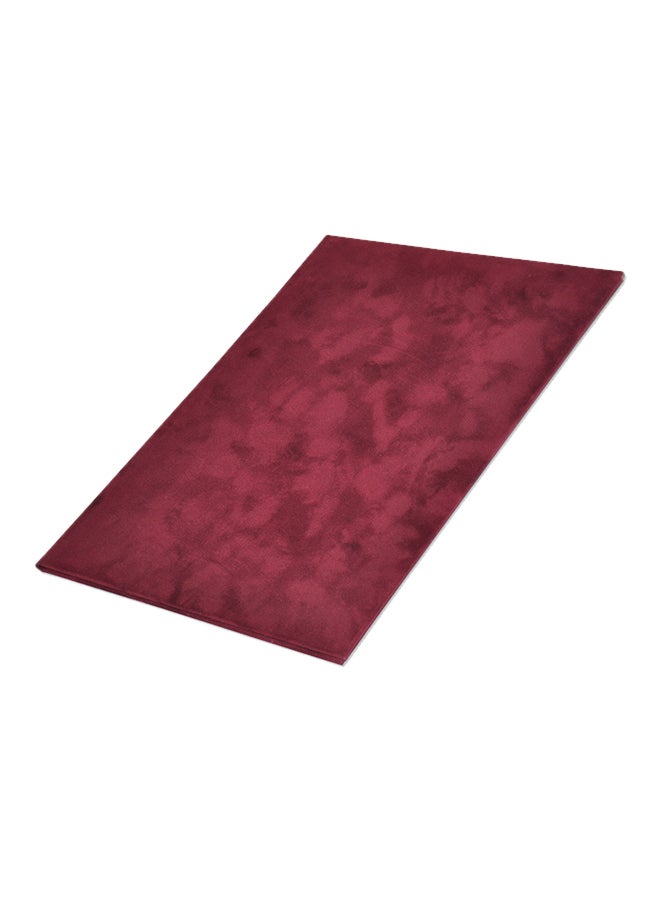 إف اي أس  حافظة شهادات مقاس A4 أحمر داكن مخملي - Image 1