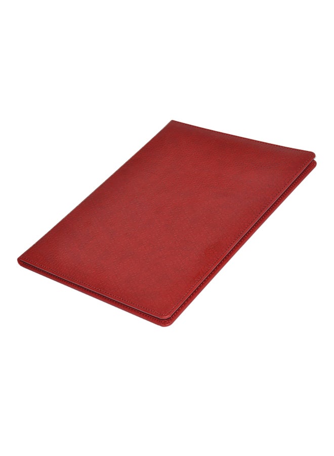 FIS 1-Side Padded Cover A4 Certificate Folder Maroon - Image 1