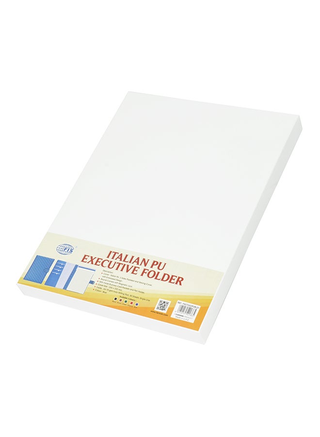 Executive Folder With Writing Pad Blue