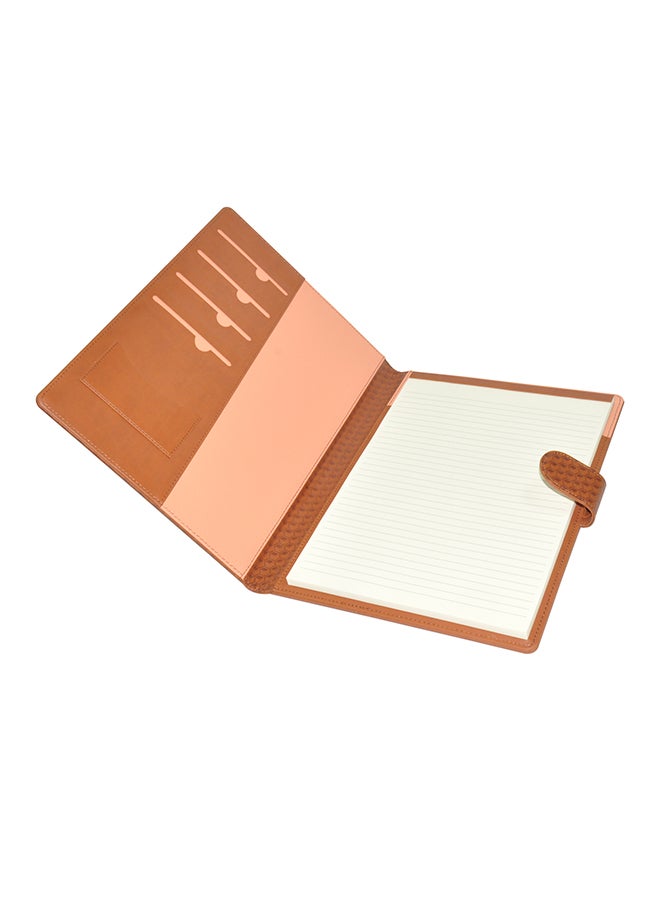 FIS Executive Folder With Writing Pad Brown - Image 2