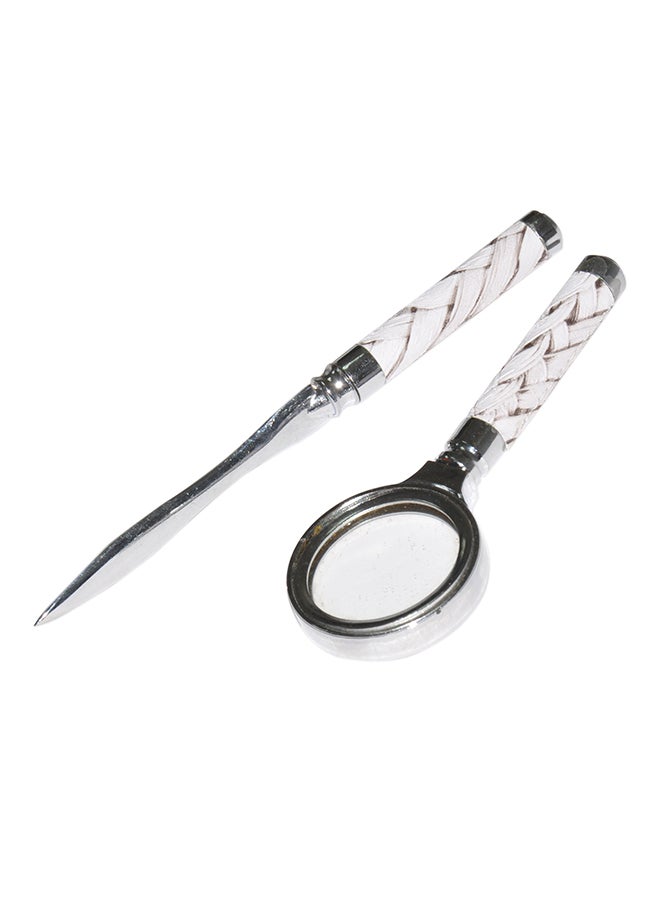 FIS Magnifier And Letter Opener Grey White/Silver - Image 1